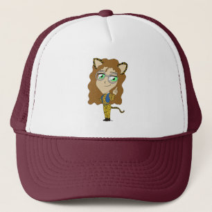 chibi katgirl  trucker pet
