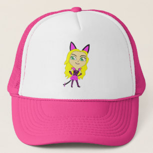 chibi katgirl trucker pet