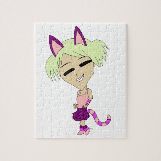 chibi katmeid legpuzzel (Verticaal)