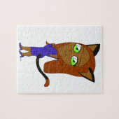 chibi kattenmeisje legpuzzel (Horizontaal)