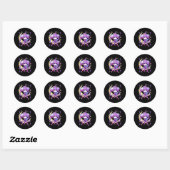 Chibi Kawaii Anime Pastel Gothic voor Ronde Sticker (Vel)