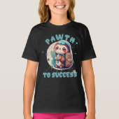 Chibi Kawaii Sloth Naam School Jaar op Terug T-shirt (Voorkant)