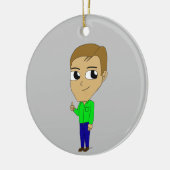 chibi keramisch ornament (Links)
