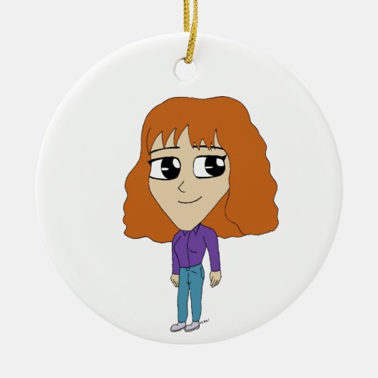 chibi keramisch ornament (Voorkant)