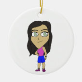 chibi keramisch ornament (Voorkant)
