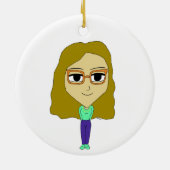 chibi keramisch ornament (Achterkant)