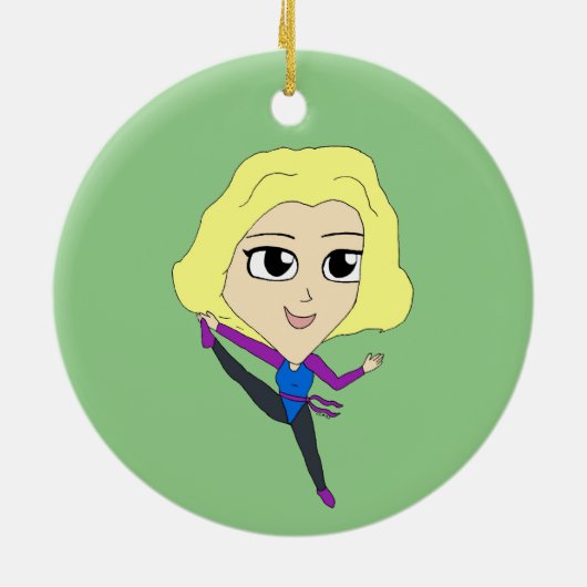 chibi keramisch ornament (Achterkant)