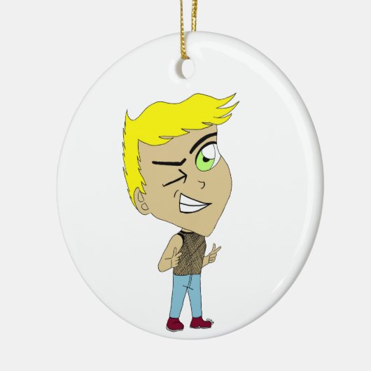 chibi keramisch ornament (Links)