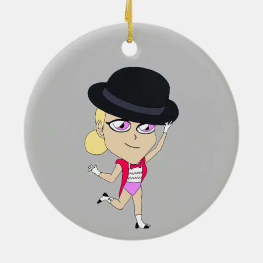 chibi keramisch ornament (Achterkant)