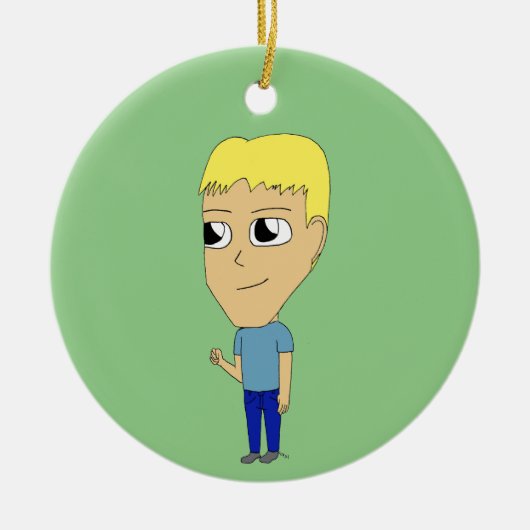 chibi keramisch ornament (Voorkant)