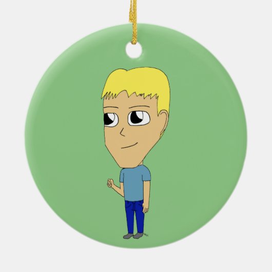 chibi keramisch ornament (Achterkant)
