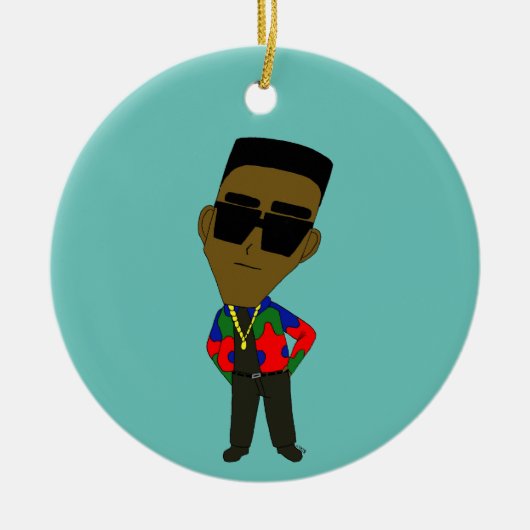 chibi keramisch ornament (Voorkant)