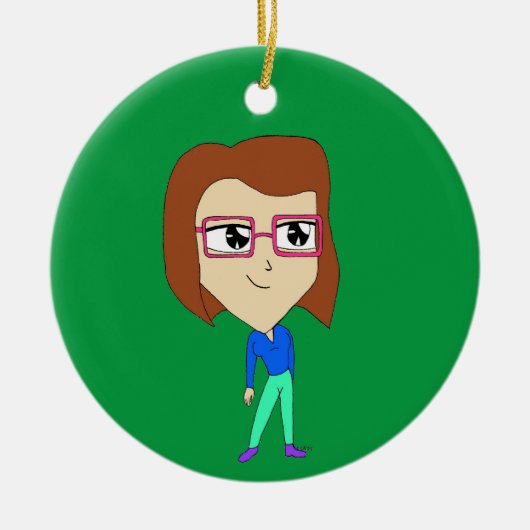 chibi keramisch ornament (Voorkant)