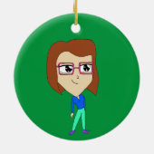 chibi keramisch ornament (Achterkant)