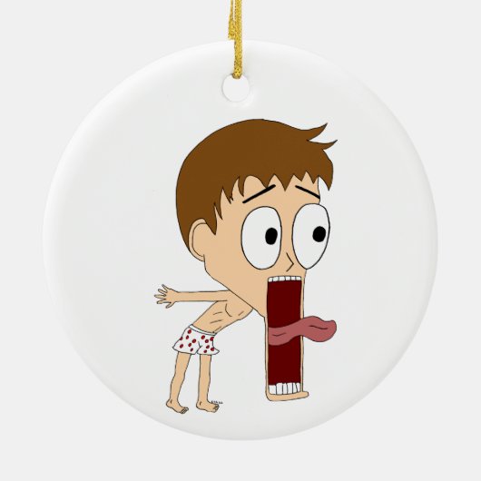 chibi keramisch ornament (Achterkant)