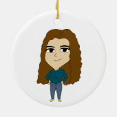 chibi keramisch ornament (Achterkant)