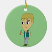 chibi keramisch ornament (Voorkant)