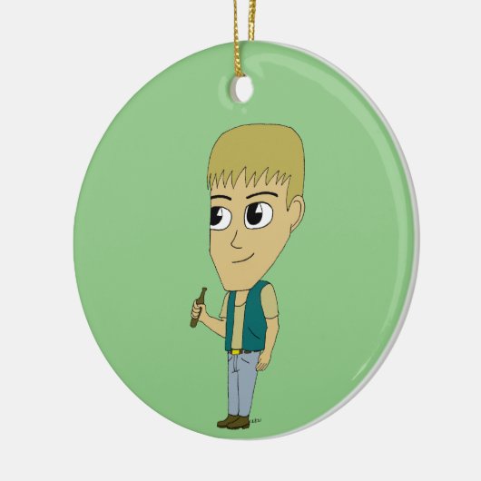 chibi keramisch ornament (Links)