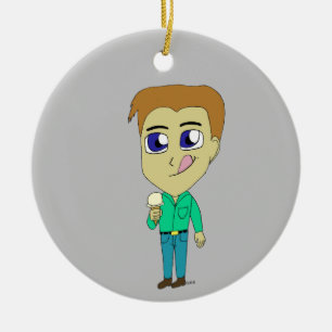 chibi keramisch ornament
