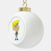 chibi keramische bal ornament (Rechts)
