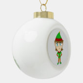 chibi keramische bal ornament (Links)