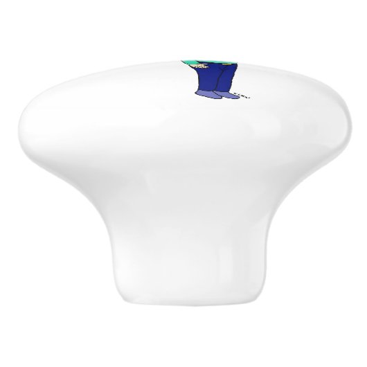 chibi keramische knop (Zijkant)