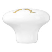 chibi keramische knop (Zijkant)