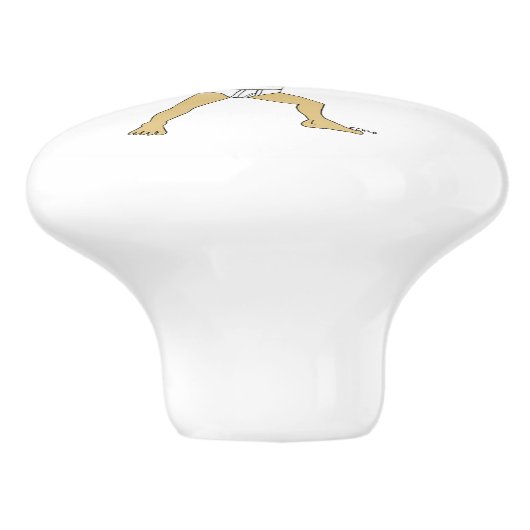 chibi keramische knop