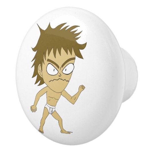 chibi keramische knop (Rechts)