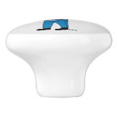 chibi keramische knop (Zijkant)