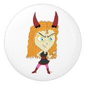 chibi keramische knop (Voorkant)