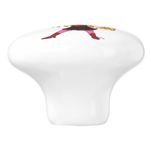 chibi keramische knop (Zijkant)