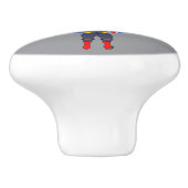 chibi keramische knop (Zijkant)