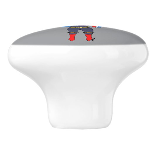 chibi keramische knop (Zijkant)