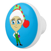 chibi keramische knop (Rechts)