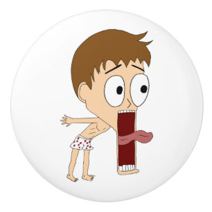 chibi keramische knop