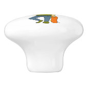 chibi keramische knop (Zijkant)