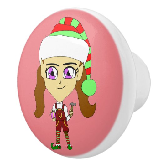 chibi keramische knop (Rechts)