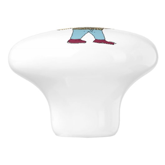 chibi keramische knop (Zijkant)