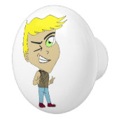 chibi keramische knop (Rechts)