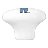 chibi keramische knop (Zijkant)