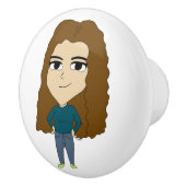 chibi keramische knop (Rechts)