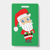 chibi kerstman badge (Voorzijde)