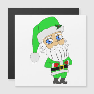 Chibi Kerstman groene pak