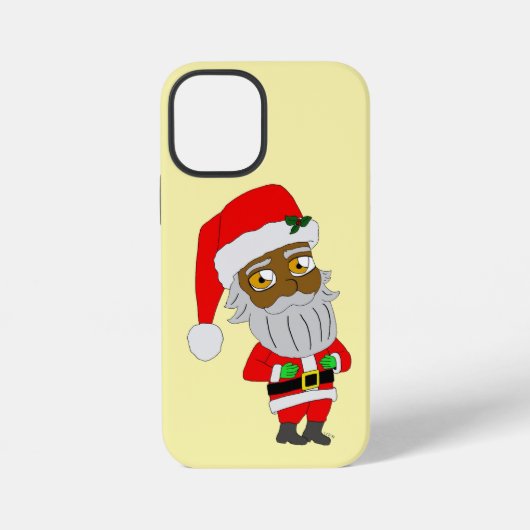Chibi Kerstman iPhone Hoesje (Achterkant)