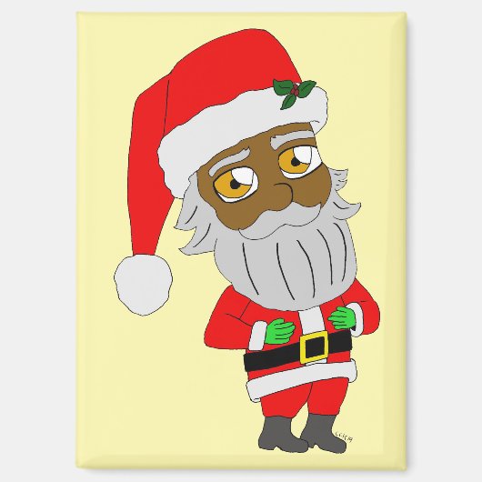 Chibi Kerstman Magneet (Voorkant)