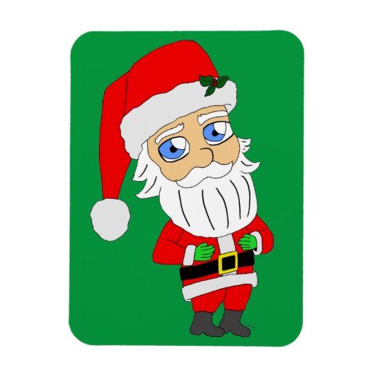chibi kerstman magneet (Verticaal)