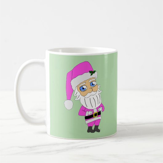 Chibi Kerstman roze pak Koffiemok (Links)
