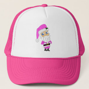 Chibi Kerstman roze pak Trucker Pet