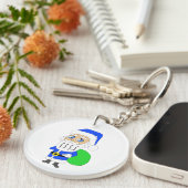 chibi Kerstman Sleutelhanger (Voorkant Rechts)